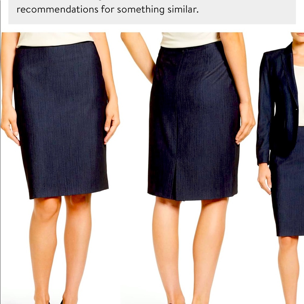 Anne Klein stretch woven skirt
